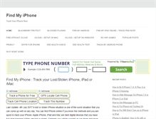 Tablet Screenshot of findmyiphoneonline.com